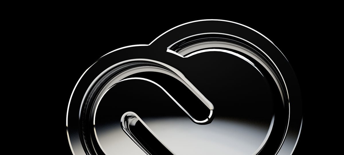 Image of black and white Adobe logo