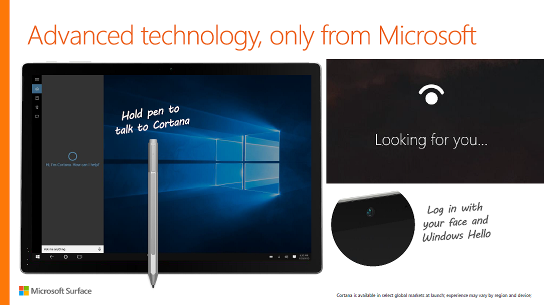 Image of Microsoft Surface device with pen
