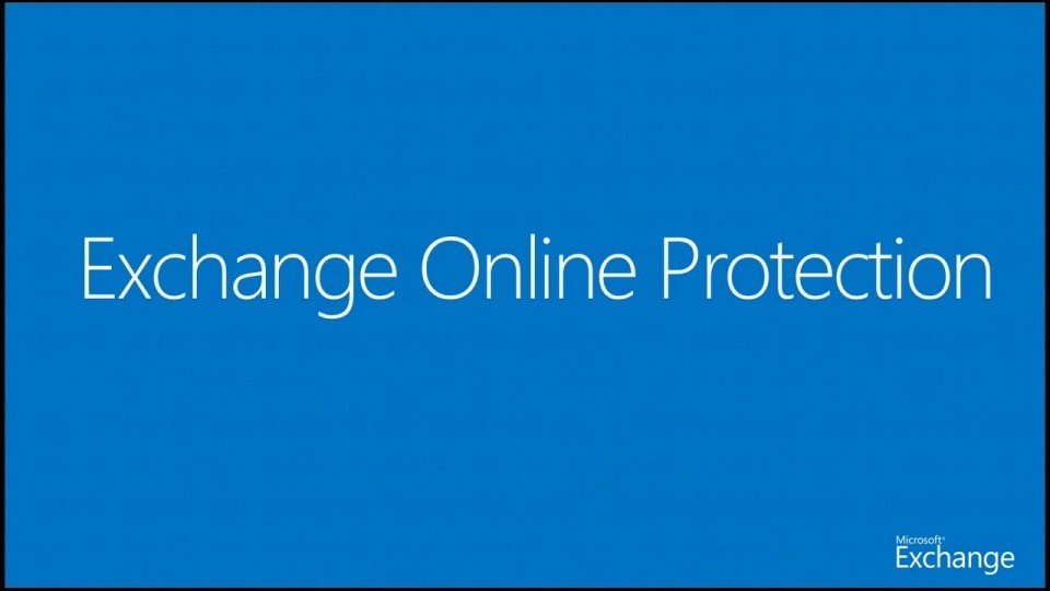 Image of Exchange Online Protection banner