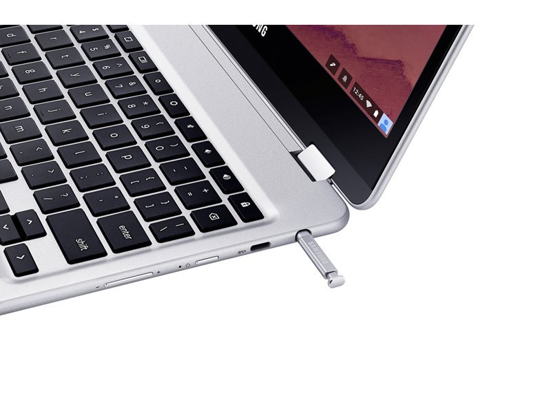 Image of Samsung Chromebook Plus' built-in pen