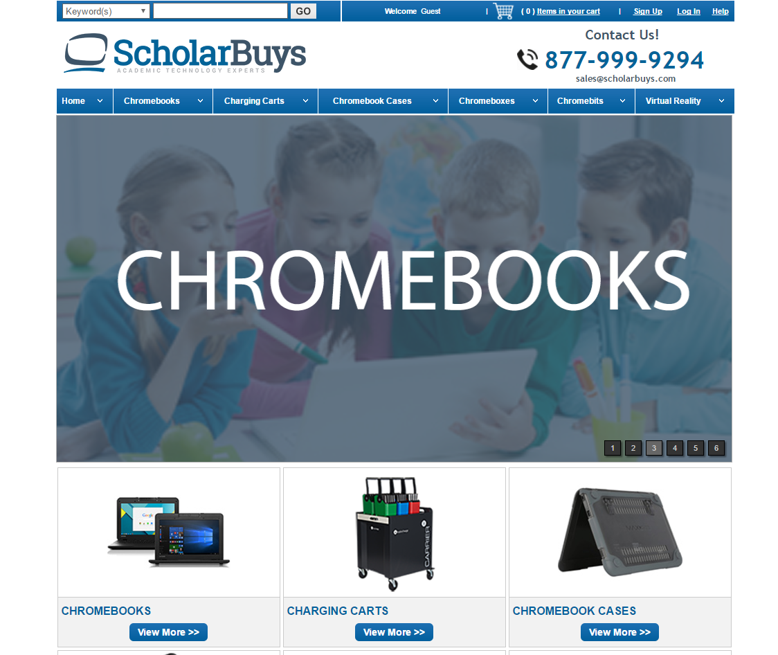 Screenshot of shop.scholarbuys.com
