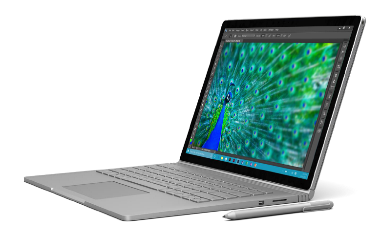 Image of Microsoft Surface Device with accesories