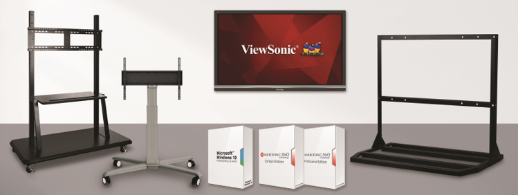 ViewSonic options - screen and stands
